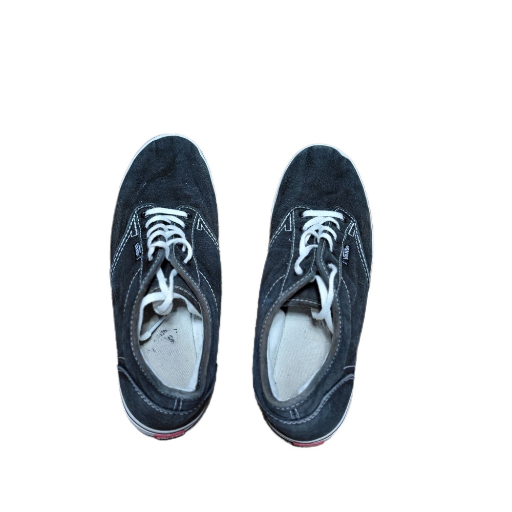 Vans Atwood Low‎ Black Canvas Sneakers Womens Low Top Skate Shoes Black White - Picture 6 of 7